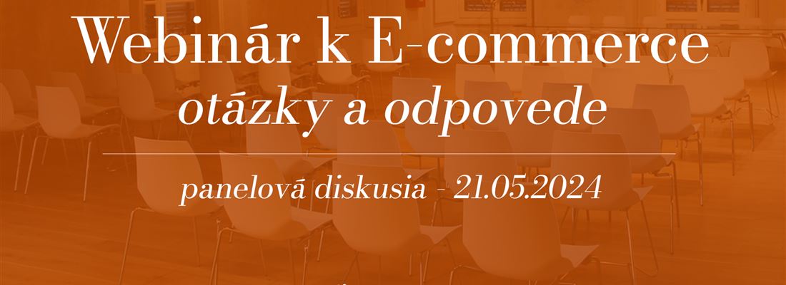 Webinár E-commerce - otázky a odpovede